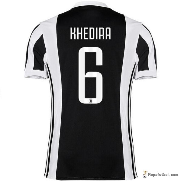 Camiseta Juventus Replica Primera Ropa Khedira 2017/18 Negro